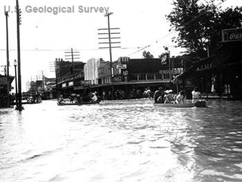 Central Texas flooding in 1935. 